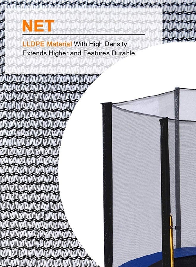 6 أقدام من الترامبولين الداخلي مع شبكة السلامة