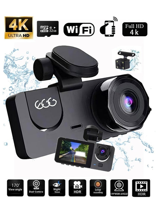 كاميرا أمامية وخلفية بدقة  وزاوية تصوير واسعة مع خاصية الرؤية الليلية