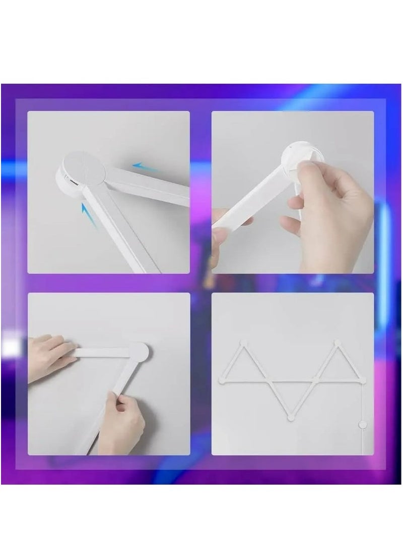 9 مجموعات من مصابيح الدايود المبتعث للضوء ذات الإضاءة القابلة للضبط وذات قدرات الشبكة اللاسلكية لدعم التحكم في تزامن الموسيقى الذكية، يمكن تشغيلها من خلال نظام PP مع أضواء على الجدران ذات درجة حرارة ملونة مناسبة للاستخدام في التزيين في غرف اللعب.