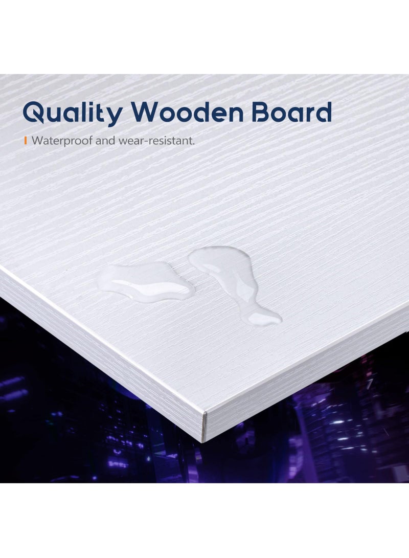 طاولة العاب ومكتب قيمنق وألعاب وطاولة مكتبيه منزليه , مكتب وطاولة كمبيوتر على شكل حرف L ذات جودة عاليه وسهلة التركيب